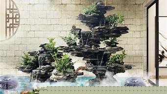 喷泉假山（假山喷泉设计效果图）